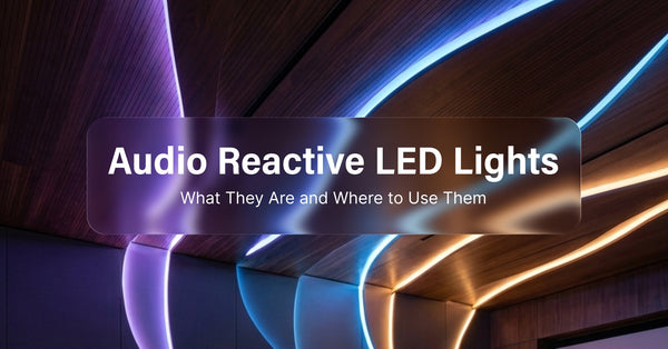 Audio Reactive LED Lights: What They Are and Where to Use Them