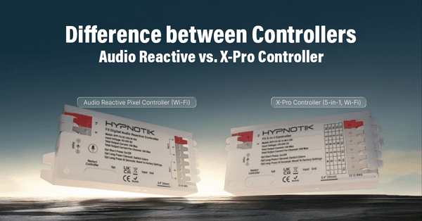 Difference between Controllers (Audio Reactive vs. X-Pro Controller)