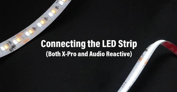 Hypnotik FX - Connecting the LED Strip (Both X-Pro and Audio Reactive)