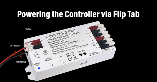 Powering the Controller via Flip Tab