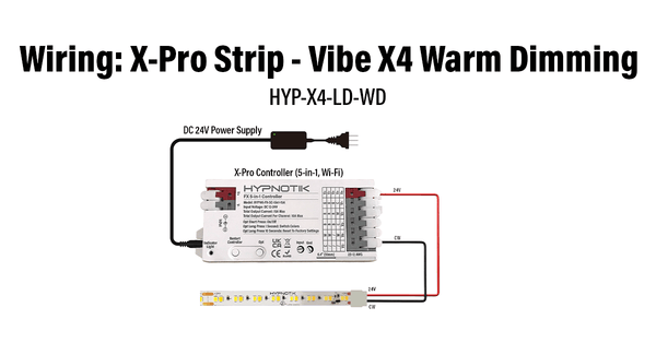 Wiring: Vibe X4 Deco 1800K–3000K