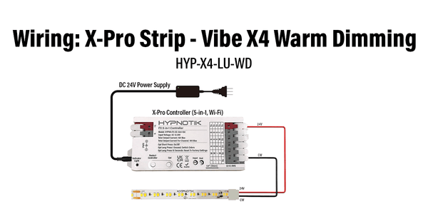 Wiring: Vibe X4 Ultra 1800K–3000K