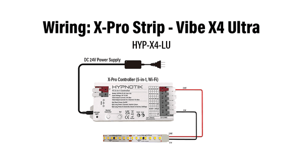 Wiring: Vibe X4 Ultra 2700K / 3000K / 4000K