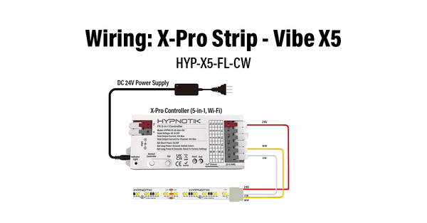 Wiring: Vibe X5 Tunable Fluid 2400K–5000K