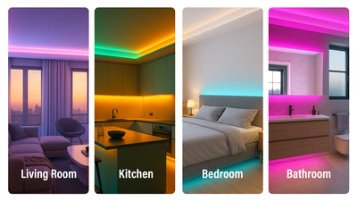 title:Versatile Applications///desc:Ideal for ambient lighting, stage setups, PC builds, and DIY projects.